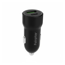 FAIRPLAY Carregador para automóvel (20W) 2USB (A+C)