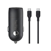 BELKIN Combo Carregador para automóvel USB-C (30W) + Cabo USB-C 1m
