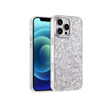 COVERME Capa de proteção STARDUST iPhone 16 Pro Max (prateada)