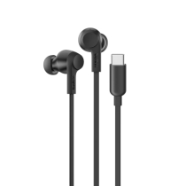 BELKIN Auriculares com fios USB-C (pretos)
