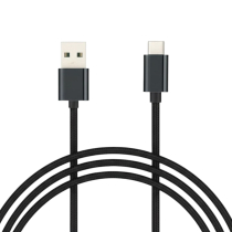 Xiaomi Cabo entrançado USB-A para USB-C 1m (preto)