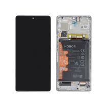 Ecrã completo prateado Honor 70 (bateria integrada)