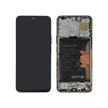 Ecrã completo preto Honor 90 Lite/X8a (bateria integrada)