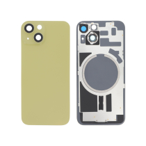 Vidro traseiro completo amarelo iPhone 14 (com MagSafe) (sem logótipo)