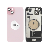 Vidro traseiro rosa iPhone 15 Plus (Pulled A)