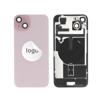 Vidro traseiro completo rosa iPhone 15 Plus (Pulled A)