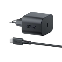 Carregador rede elétrica + cabo USB-C Nintendo Switch 2