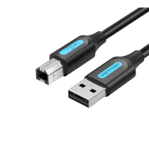 VENTION Cabo USB-A Macho para USB-B Macho 0,5m (preto)