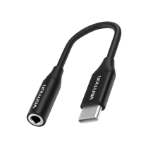 VENTION Adaptador USB-C Macho para Jack 3,5mm (preto)