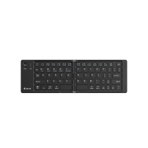 DEVIA Pro1 Teclado Bluetooth Dobrável com touchpad QWERTY (preto)
