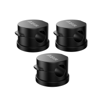 DEVIA Lite1 360° Kit 3 Organizadores de Cabos Magnéticos (preto)