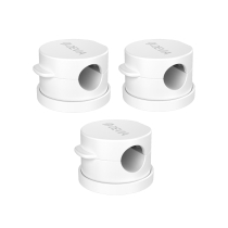 DEVIA Lite1 360° Kit 3 Organizadores de Cabos Magnéticos (branco)