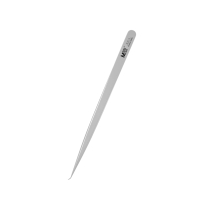 MAANT Battle Blade-L Pinça curva antiestática em aço inoxidável
