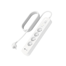 BELKIN Extensão elétrica Proteção contra sobretensões 4 Tomadas (USB-A + USB-C)