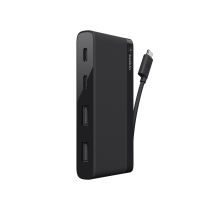 BELKIN Mini Hub 4 Portas (com Cabo USB-C) (preto)