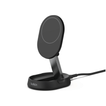BELKIN Suporte de Carregamento magnético Qi2 e Dobrável (15W) (preto)