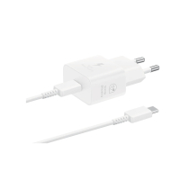 SAMSUNG Pack Carregador 25W + Cabo USB-C (branco)
