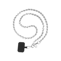 FAIRPLAY Corrente comprida Lou 120 cm (prateada)