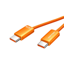 VENTION Cabo magnético USB-C para USB-C 1m (Laranja)