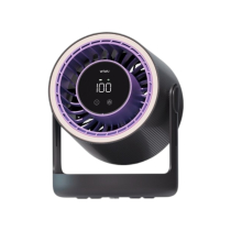 WIWU Hurricane Ventoinha de secretária com luz ambiente (Violeta)