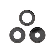 Lente da câmara completa preta iPhone 14 Pro/14 Pro Max (lote de 3)