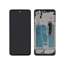 Ecrã completo preto Moto G82 5G (com chassis) (ReLife)