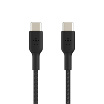 BELKIN Cabo entrançado USB-C para USB-C 0,15m (preto)