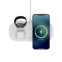 DEVIA Smart Series Estação de carregamento magnética 3-em-1 15W (branca)