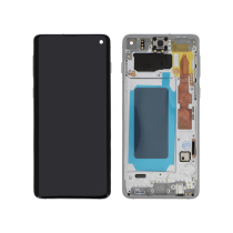 Ecrã completo branco Galaxy S10 (G973F) (ReLife)