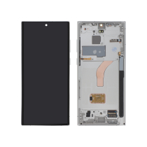 Ecrã completo branco Galaxy S22 Ultra (com chassis) (ReLife)