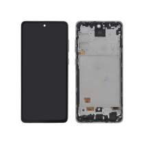 Ecrã completo preto OLED Galaxy A72 (A725F/A726B) (com chassis)