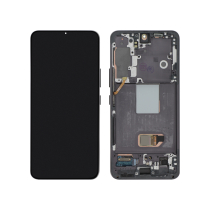 Ecrã completo preto Galaxy S22 (S901B) (com chassis)