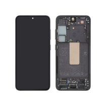 Ecrã completo preto Galaxy S23 (S911B) (com chassis)