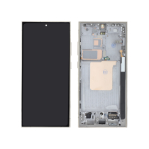 Ecrã completo âmbar titânio Galaxy S24 Ultra (S928B) (com chassis)