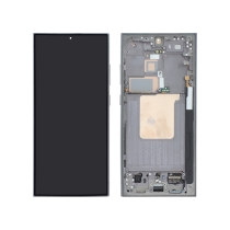 Ecrã completo titânio preto Galaxy S24 Ultra (S928B) (com chassis)