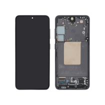 Ecrã completo preto Galaxy S24 (S921B) (com chassis)