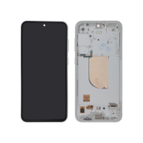 Ecrã completo branco Galaxy S23 FE (S711B) (com chassis)