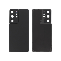 Vidro traseiro preto Galaxy S21 Ultra 5G (G998B) (sem logótipo)