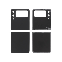 Vidro traseiro preto Galaxy Z Flip3 5G (F711B) (sem logótipo)