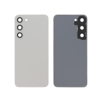 Vidro traseiro creme Galaxy S23+ (S916B) (sem logótipo)