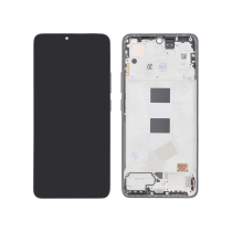 Ecrã completo preto OLED Redmi Note 13 4G (com chassis)