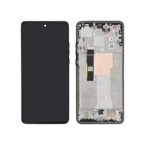 Ecrã completo preto Motorola Edge 40 Neo (com chassis) (ReLife)