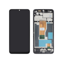 Ecrã completo preto Realme C30 (com chassis)