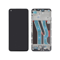 Ecrã completo preto OLED Realme 10 4G (com chassis)