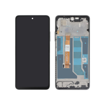 Ecrã completo preto Realme C67 (com chassis) (Relife)