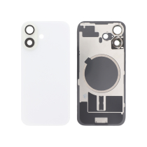 Vidro traseiro branco iPhone 16 (com MagSafe) (sem logótipo)