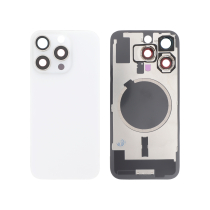 Vidro traseiro titânio branco iPhone 16 Pro (com MagSafe) (sem logótipo)