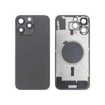 Vidro traseiro titânio preto  iPhone 16 Pro Max (com MagSafe) (sem logótipo)