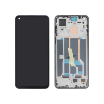 Ecrã completo preto OLED OnePlus Nord 2 5G/Nord 2T (com chassis)
