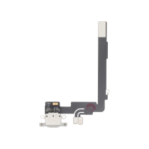 Conector de carga titânio branco iPhone 16 Pro Max